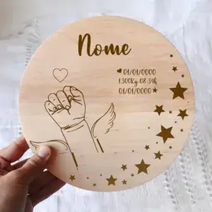 Placa Decorativa Memórias de um Anjo – Personalizada